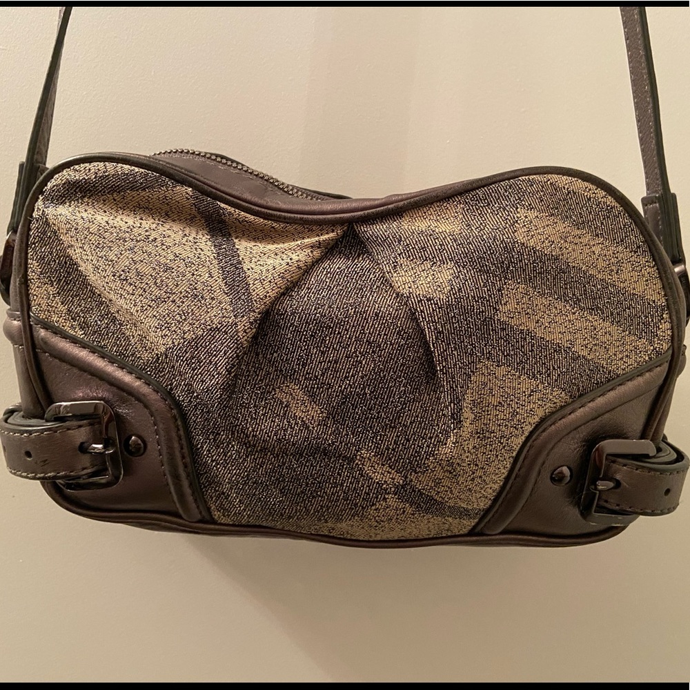 Burberry Shimmer Check Degrade Crossbody